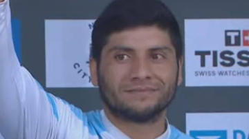 Hernán Santillán volvió a subirse al podio en el Mundial de BMX