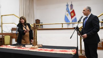 El ministro Barbur puso en funciones a la interventora de la Municipalidad de Beltrán