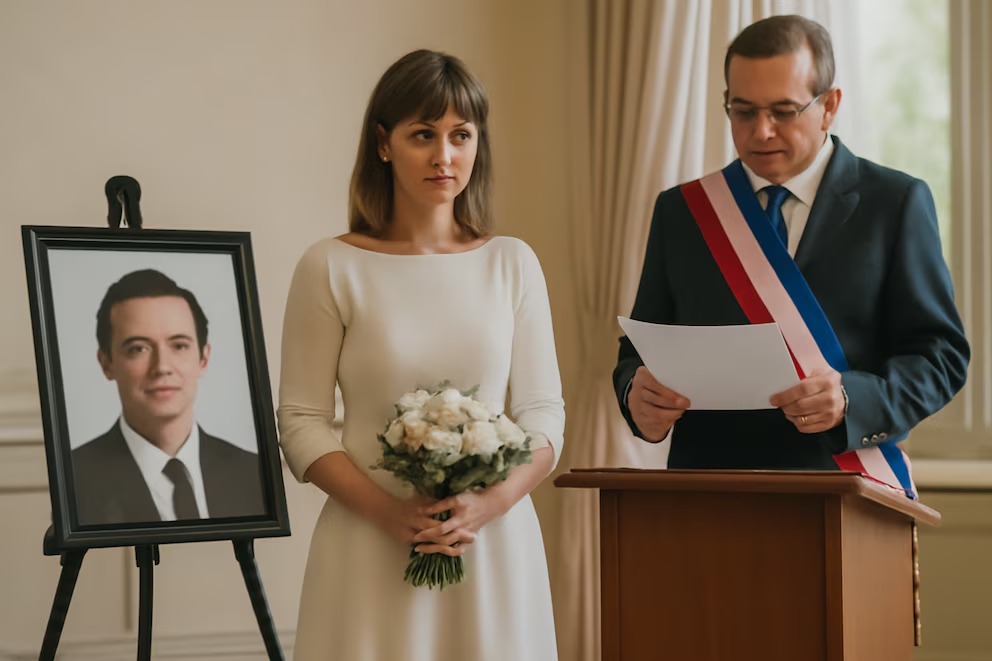 Por ley, en Francia es posible casarse con un fallecido