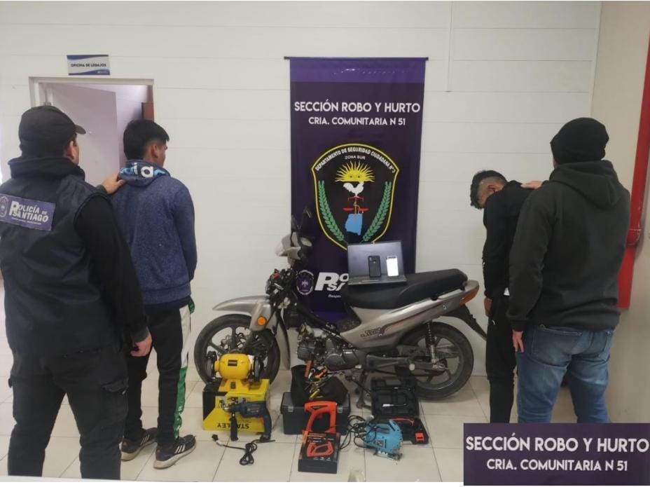 La detención de “Los Coronel” permitió esclarecer varios robos con el mismo “modus operandi”