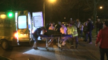 Un hombre ebrio cruzó a pie la Avenida Lugones y fue atropellado por una camioneta
