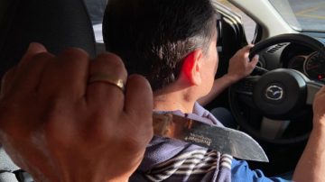 Uber se salvó de un robo violento con una particular estrategia que hizo huir al ladrón