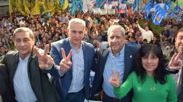 Neder en la presentación de candidatos del PJ: “No vamos a levantar la mano en el Congreso en contra de la gente”