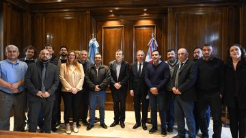 Zamora y Suárez recibieron a autoridades de la Asociación del Personal de Tribunales de Cuentas