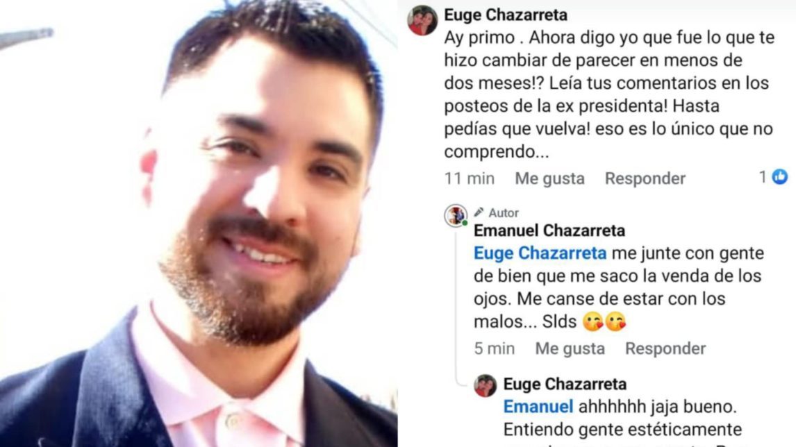 De “cristinista” a anti K: el cambio del candidato de “Despierta Clodomira” y el cruce con su prima en redes