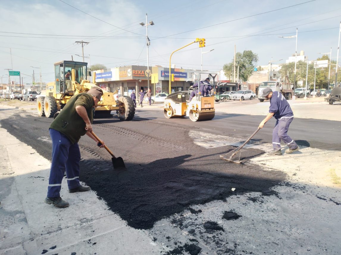 Realizaron el reacondicionamiento de la Avenida Libertad entre Aguirre y Pablo VI