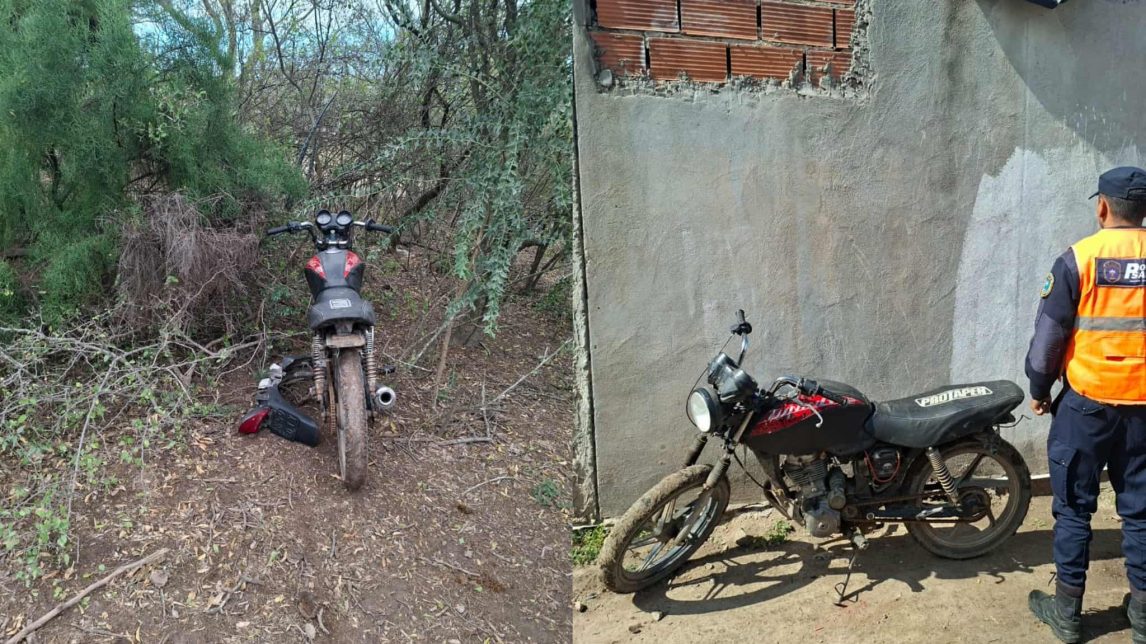Tras un rastrillaje en el monte, encuentran abandonada una moto que fue robada