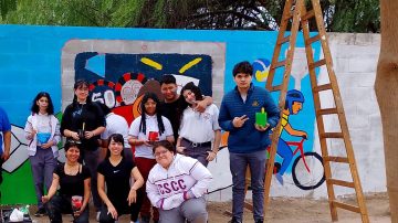 La dirección de la Juventud de la ciudad dio inicio a la edición 2025 de Pinta Conciencia con alumnos de colegios secundarios