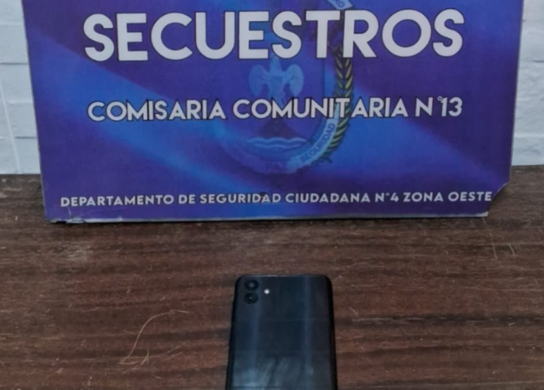 La Banda: recuperan un celular que fue robado a una mujer de 75 años