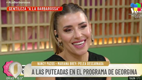 VIDEO | Nancy Pazos y Mariana Brey se dijeron de todo al aire: “Bancarme a esta pelot…”