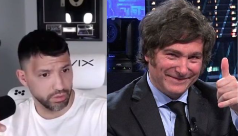 Polémica por declaraciones del “Kun” Agüero, respaldando a Milei: “El no tener para comer existe desde hace años”