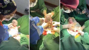 Ainara, Ámbar y Amira: las trigemelas que llenaron de alegría a su familia en Salta