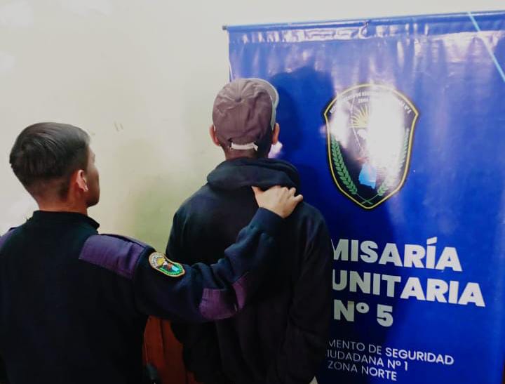 Capturan a un sujeto acusado de violencia de género en el barrio Juan Felipe Ibarra