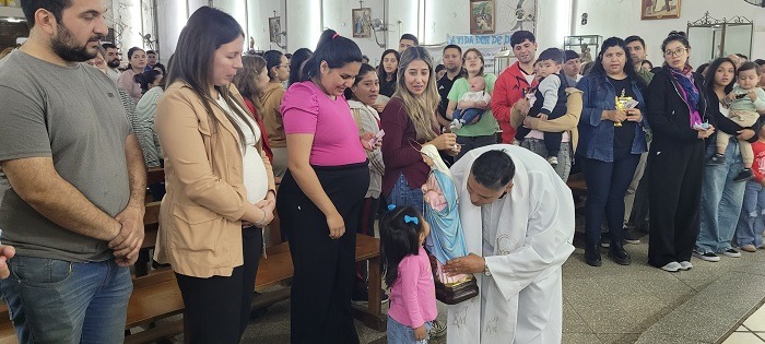 Este domingo 14 se hará la misa mensual de Nuestra Señora de la Dulce Espera