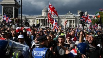 Histórica movilización en Londres: Más de 110.000 personas marcharon contra la inmigración