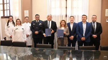 Firman convenio para crear la primera Osteoteca en la Policía de la Provincia de Santiago del Estero