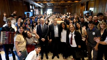Zamora y Elías Suárez recibieron a estudiantes de seis departamentos de la provincia