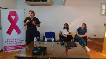 En Vialidad Nacional se realizó una jornada de prevención del cáncer de mama