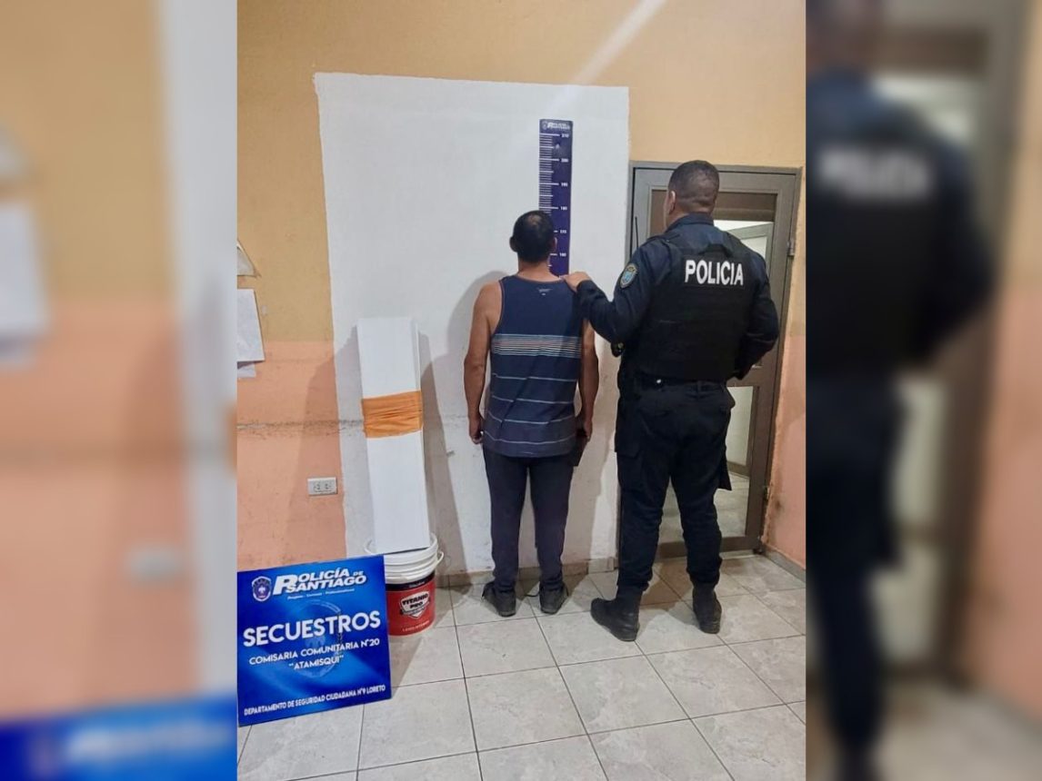 Aprehendido por sustraer elementos en una escuela de Villa Atamisqui