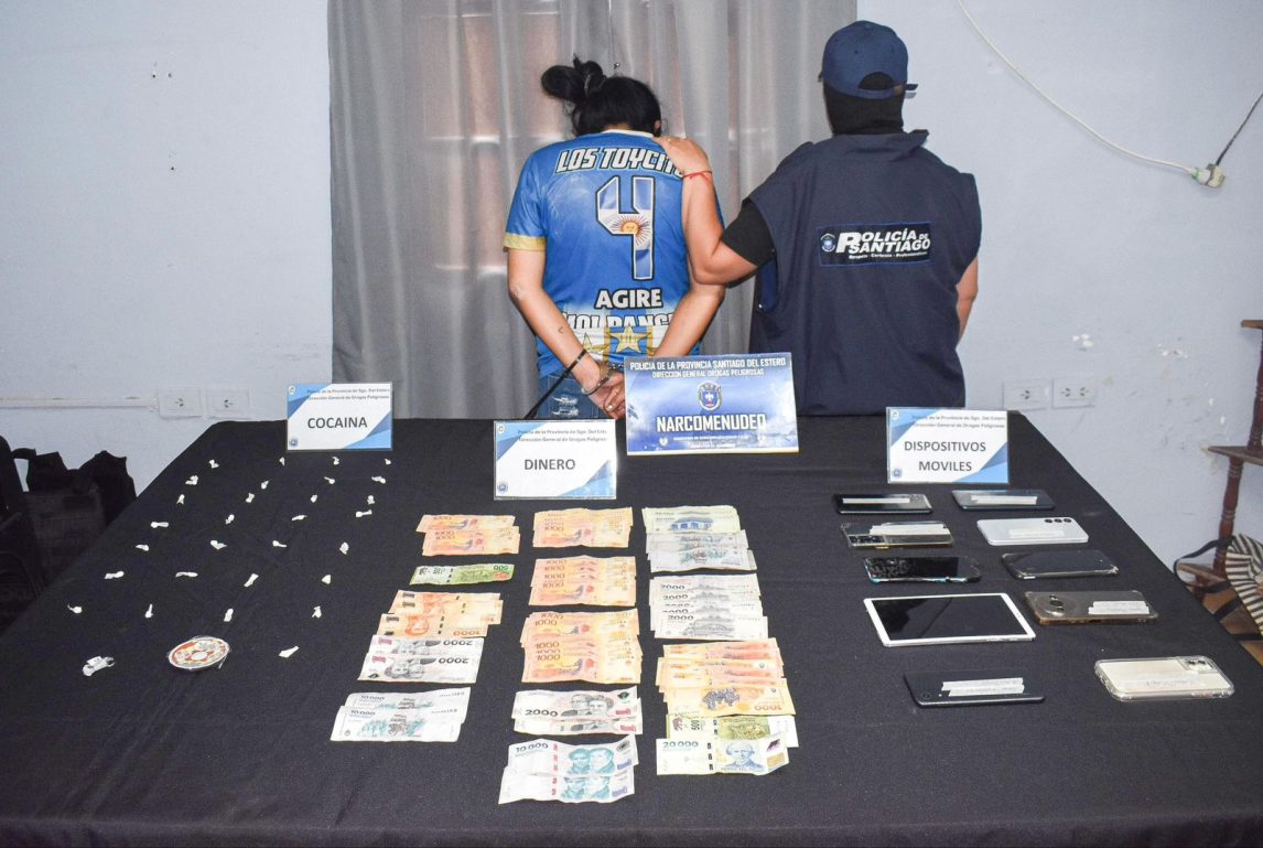 Desarticulan un kiosco de droga que atendía una mujer de 43 años en Las Termas
