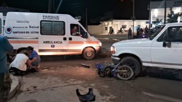 Tres heridos en un choque: el conductor del auto estaba alcoholizado