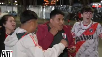Desopilante momento de los hinchas de River: salieron antes y gritaron gol el penal que falló Borja