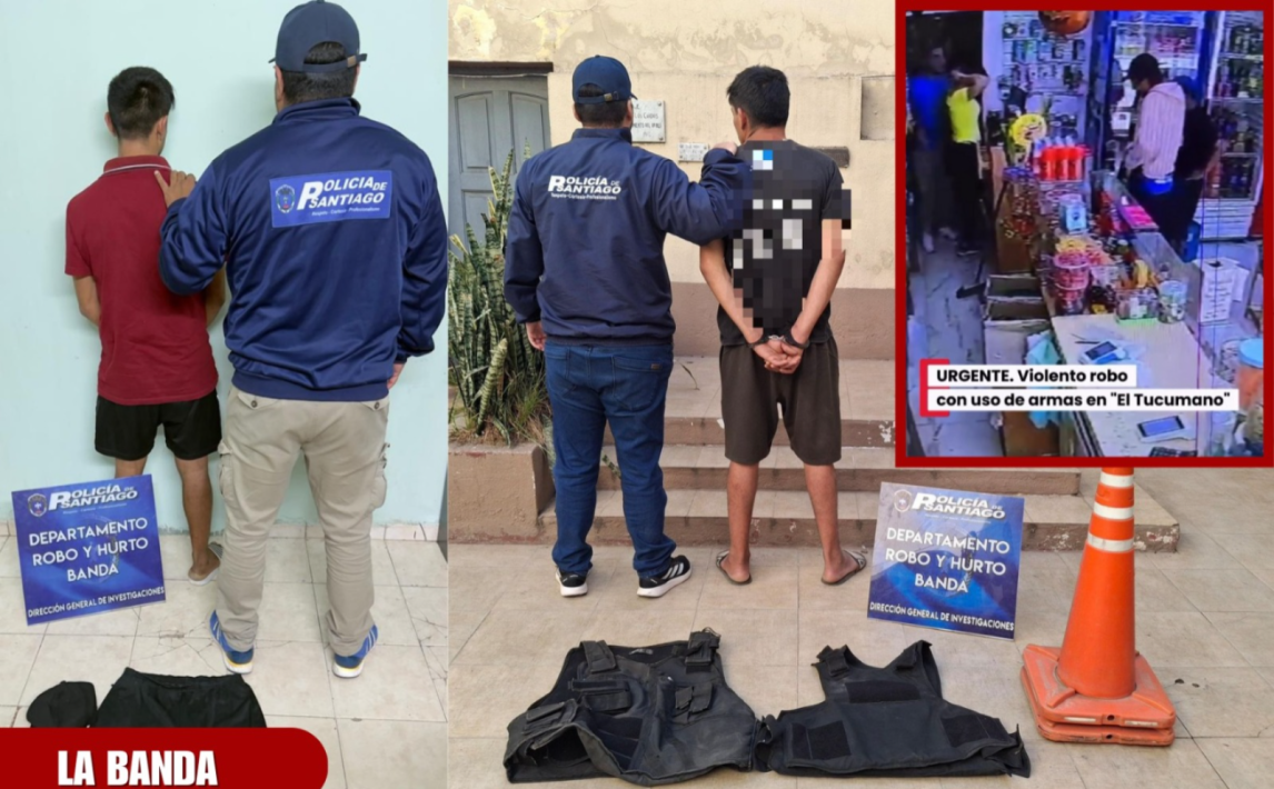 Atrapan a los sujetos que asaltaron un local de El Tucumano: eran piratas del asfalto