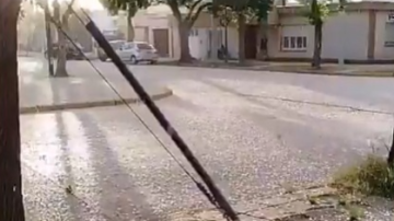Video: impresionante caída de granizo en seco en Córdoba
