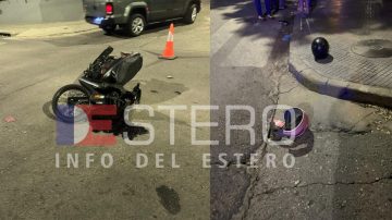 Dos mujeres lesionadas en accidente de moto y auto