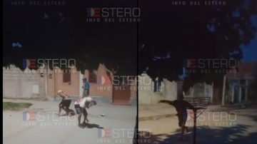 Terror y caos en La Católica: vecina filma a menores armados con cuchillos y “tumberas”