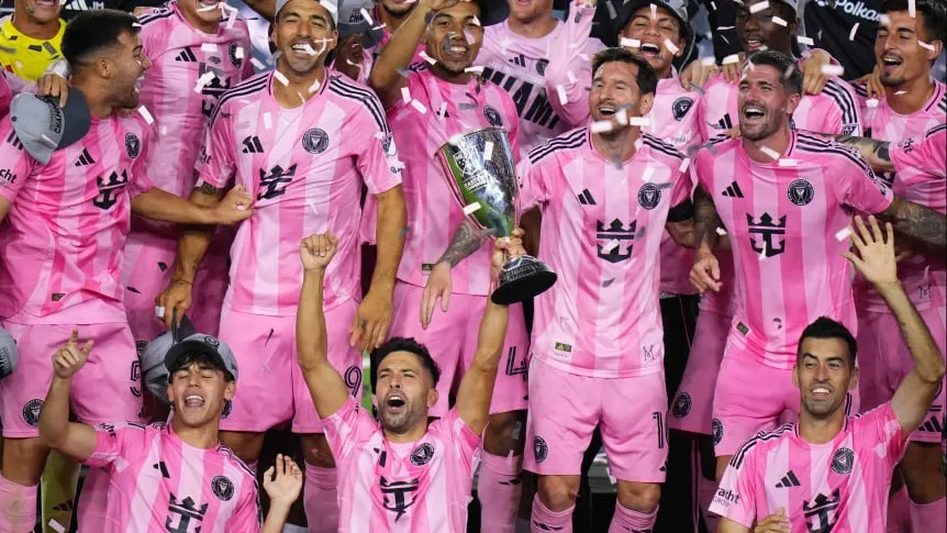 Lionel Messi celebró el título del Inter Miami y alcanzó un nuevo récord
