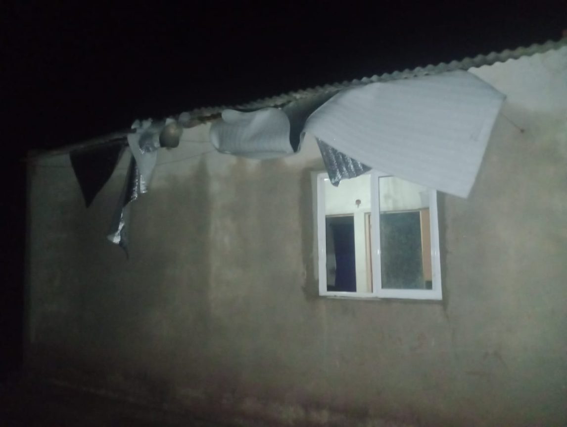 El temporal causó serios daños en la localidad de La Manga