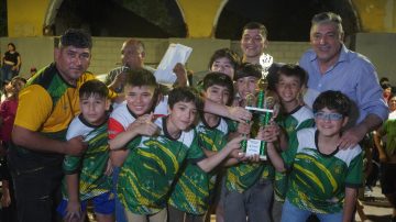 La Banda celebró a los campeones de la Liga Municipal de Fútbol Infantil