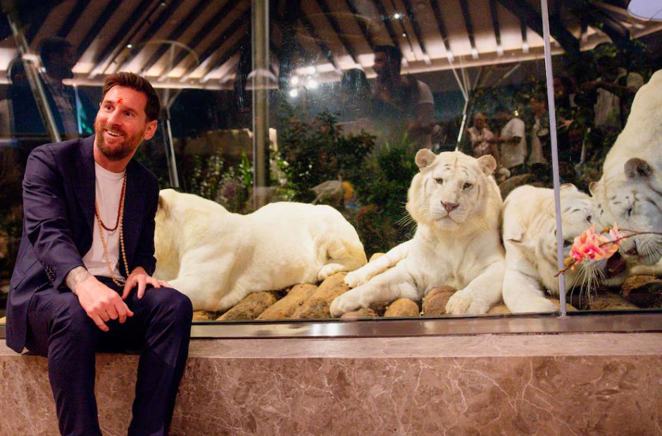 La otra faceta de Messi: espiritualidad y compromiso ambiental en la India