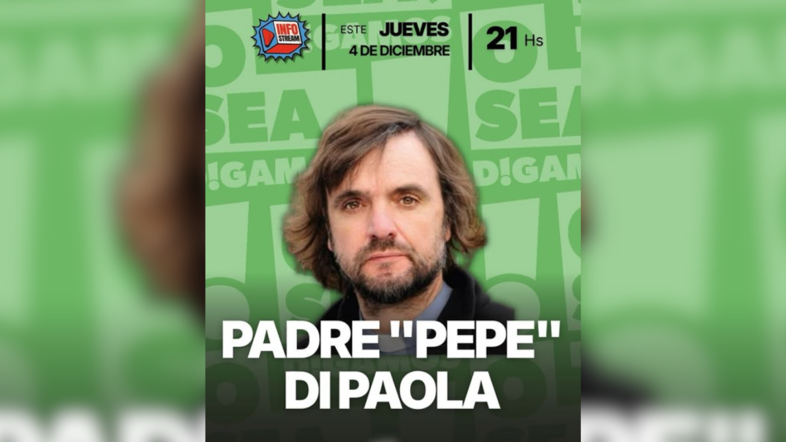 ? Esta noche en “O Sea, Digamos”: entrevista exclusiva al padre “Pepe” Di Paola