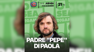 ? Esta noche en “O Sea, Digamos”: entrevista exclusiva al padre “Pepe” Di Paola