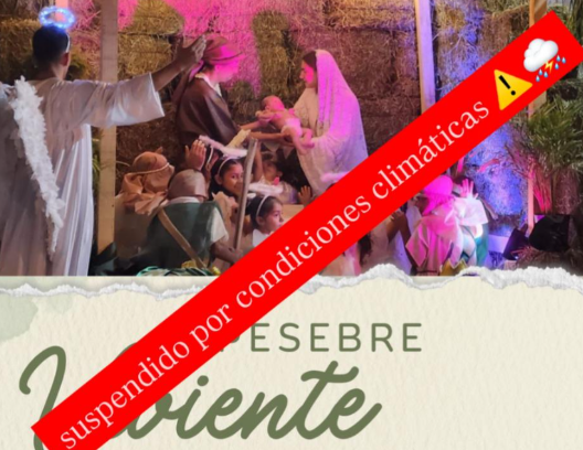 Suspendieron la presentación del Pesebre Viviente de la Iglesia Sendas Antiguas en La Banda