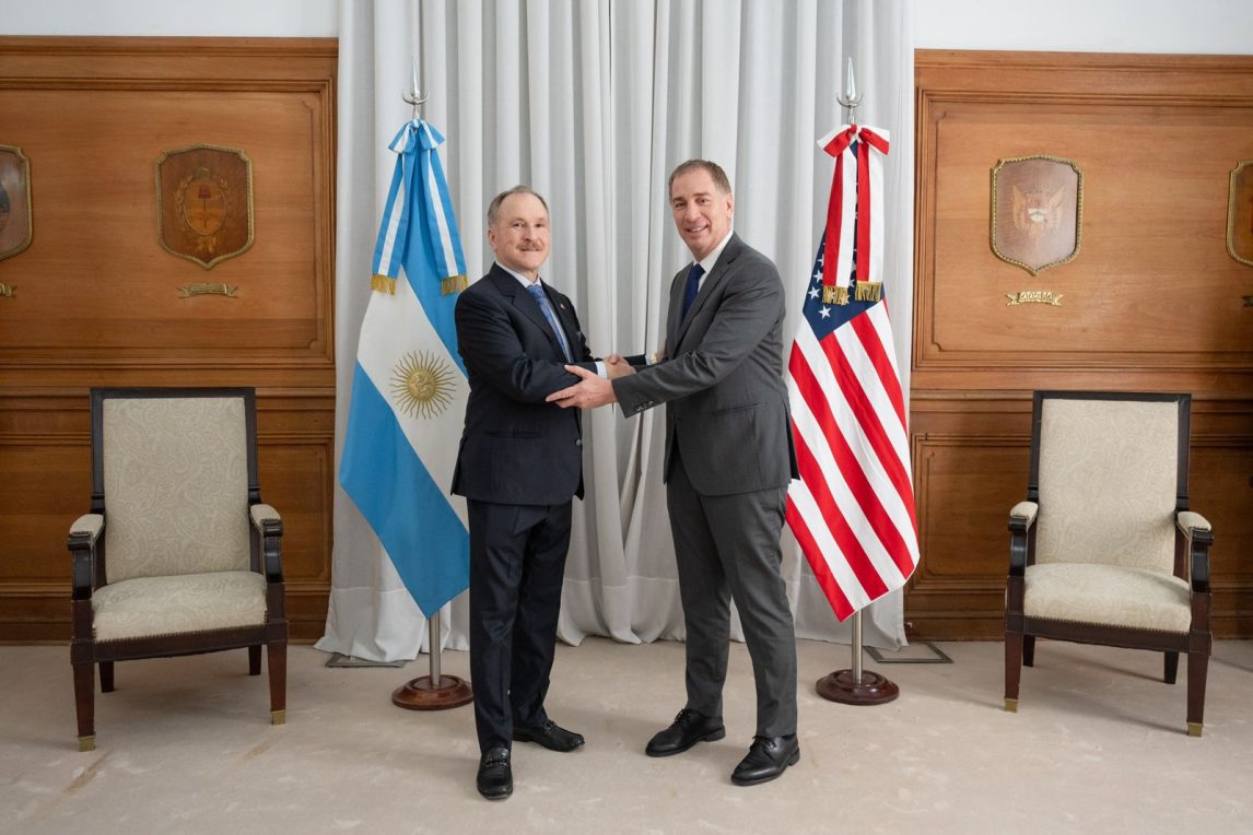 Diego Santilli recibió al embajador Lamelas y se espera la firma del acuerdo comercial con EE.UU
