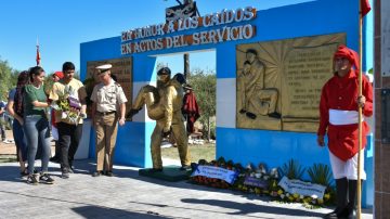 Gendarmería rindió homenaje a los 43 Caídos de Rosario de la Frontera