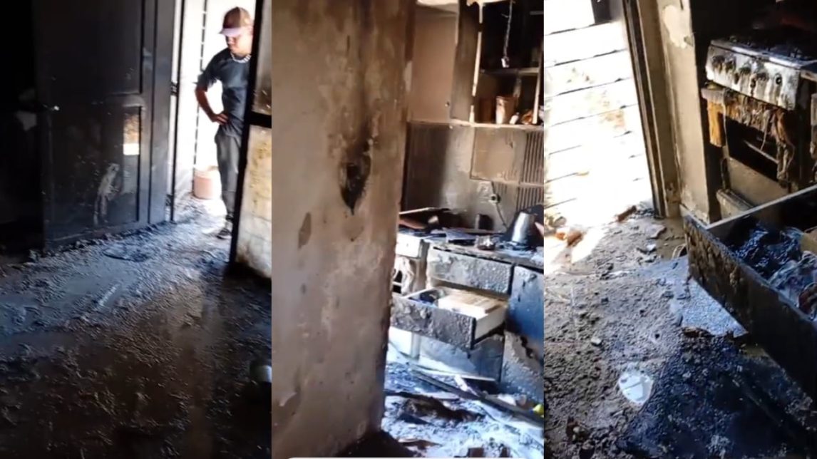 Tras la desazón, llega la solidaridad: vecinos se organizan para colaborar con la familia que sufrió el incendio de su casa
