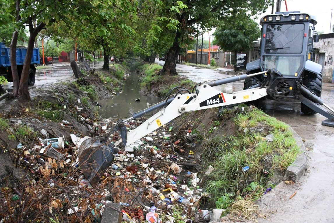 Durante el 2025 se concretó la limpieza de más de 54 kilómetros de desagües pluviales en ciudad Capital