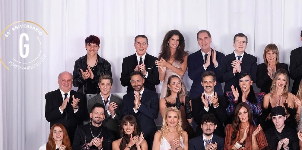 La foto oficial de Zamora en Los Personajes del Año de revista Gente