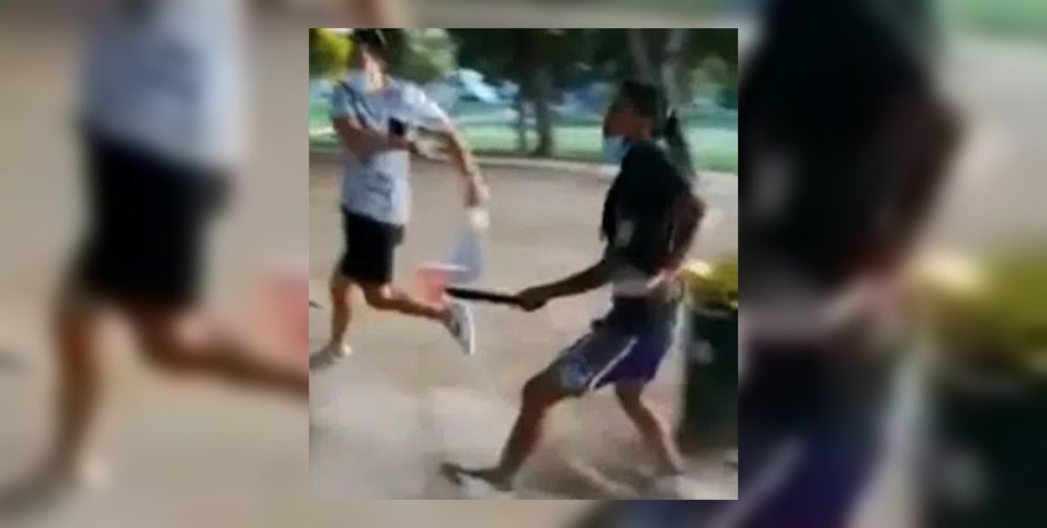 Violencia extrema en Frías: jóvenes protagonizaron una campal a los machetazos