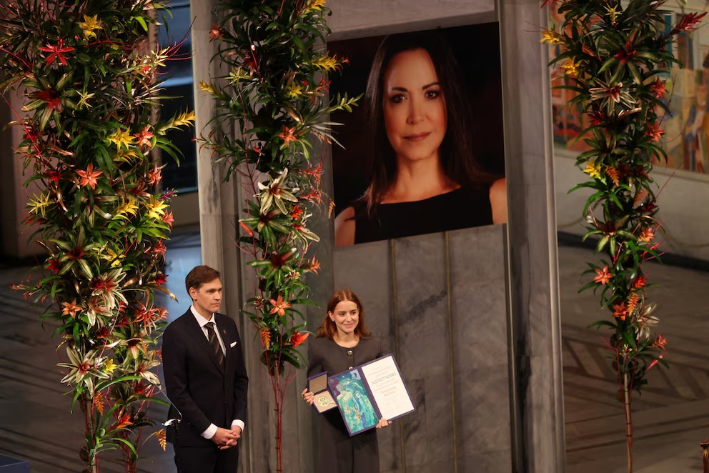 María Corina Machado recibió el Premio Nobel de la Paz 2025 y convirtió su discurso en un llamado global por la libertad