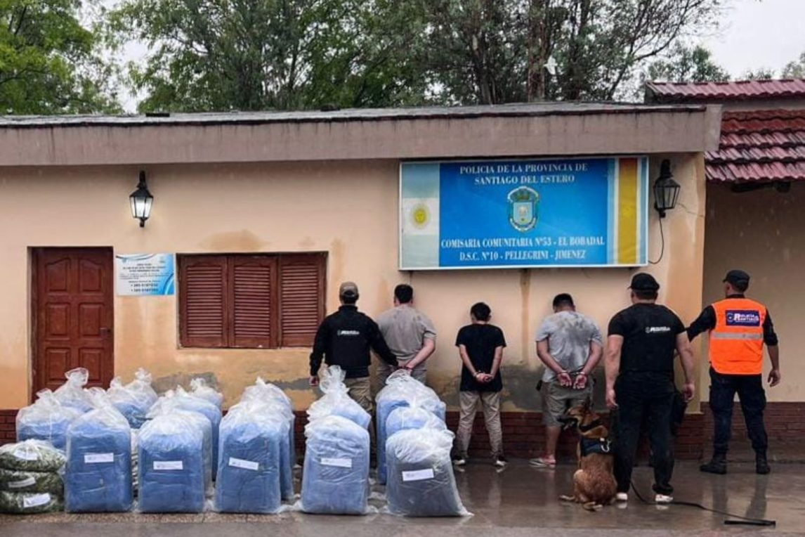 El Bobadal: en importante operativo policial incauta más de media tonelada de hojas de coca