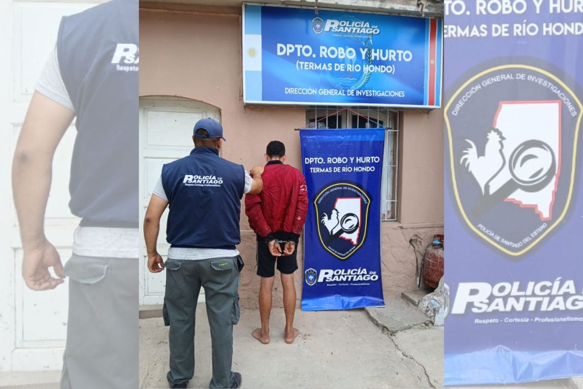 Las Termas: recuperan objetos robados a emprendedora y detienen a un sospechoso