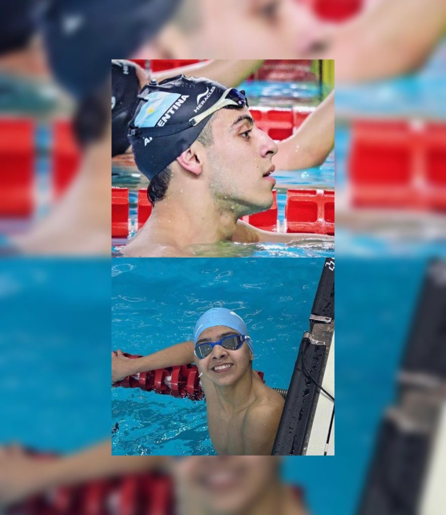 Dos nadadores santiagueños representarán a la Argentina en Estados Unidos