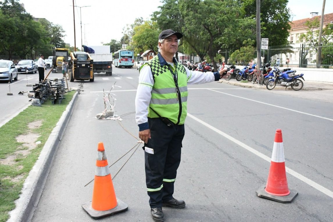 Cortarán un nuevo tramo de la Avenida Colón ante el avance de la obra