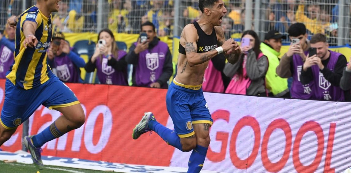 EN VIVO: De penal, Di María le da el triunfo parcial a Rosario Central frente a Belgrano