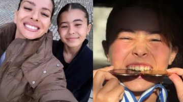 Mamá orgullosa: la China Suárez celebró el gran logro deportivo de su hija Rufina